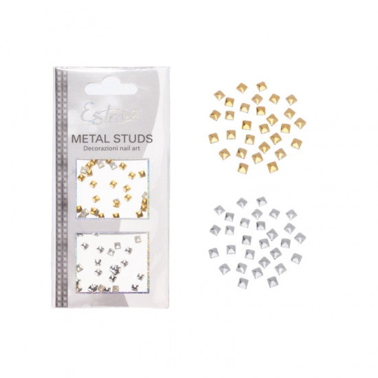 BORCHIE METAL STUDS - SQUARE 2 MM