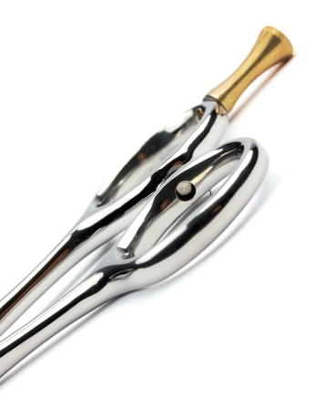 Forbice professionale in acciaio giapponese 440C per capelli e barba 2