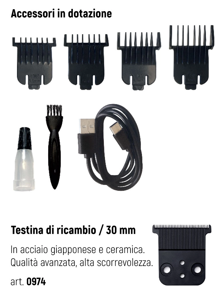 Tosatrice Sharp Steel – Precisione e Creatività per Capelli e Barba