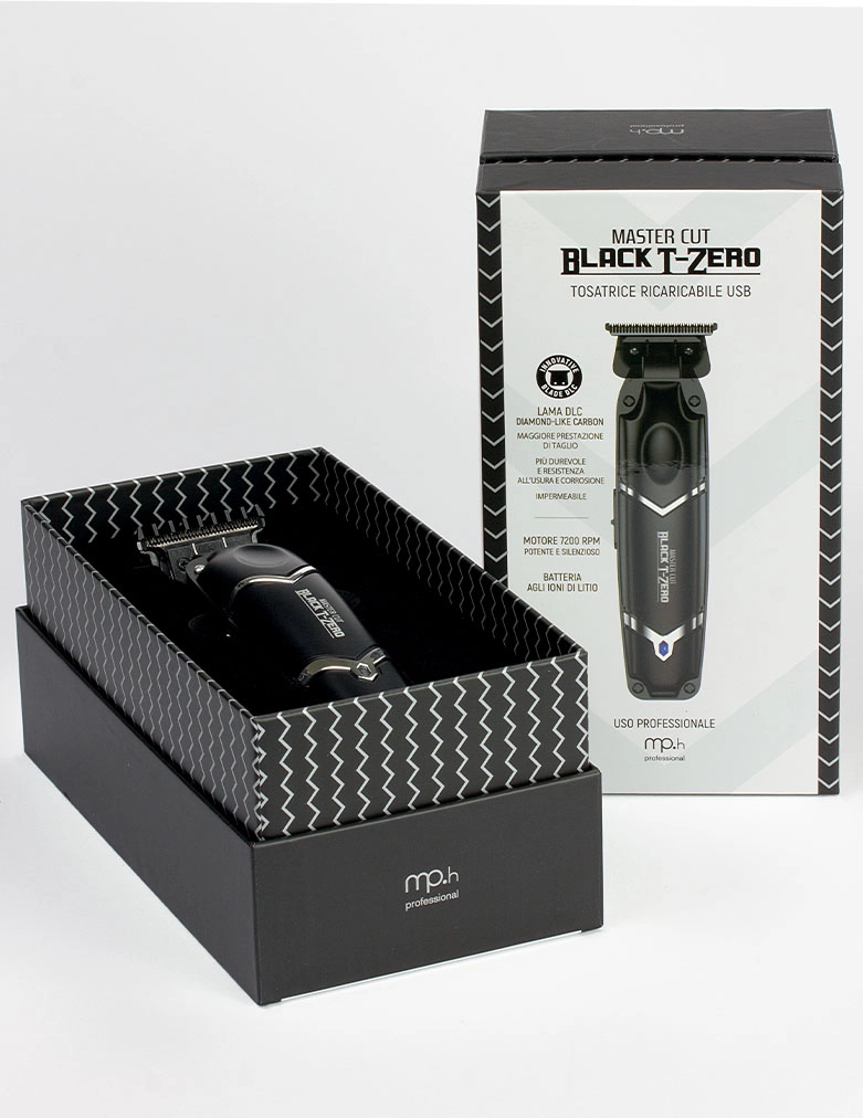 Tosatrice Black T-Zero – Precisione e Taglio Ultra Corto | Master Cut Line