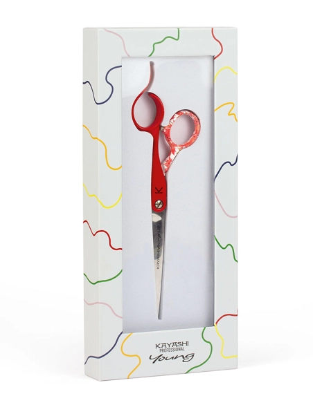 Forbice per capelli e barba Kayashi Young Fantasy 6.25” – Comfort e Precisione