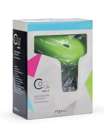 Asciugacapelli Color FUN potente e leggero per styling professionale a casa 2