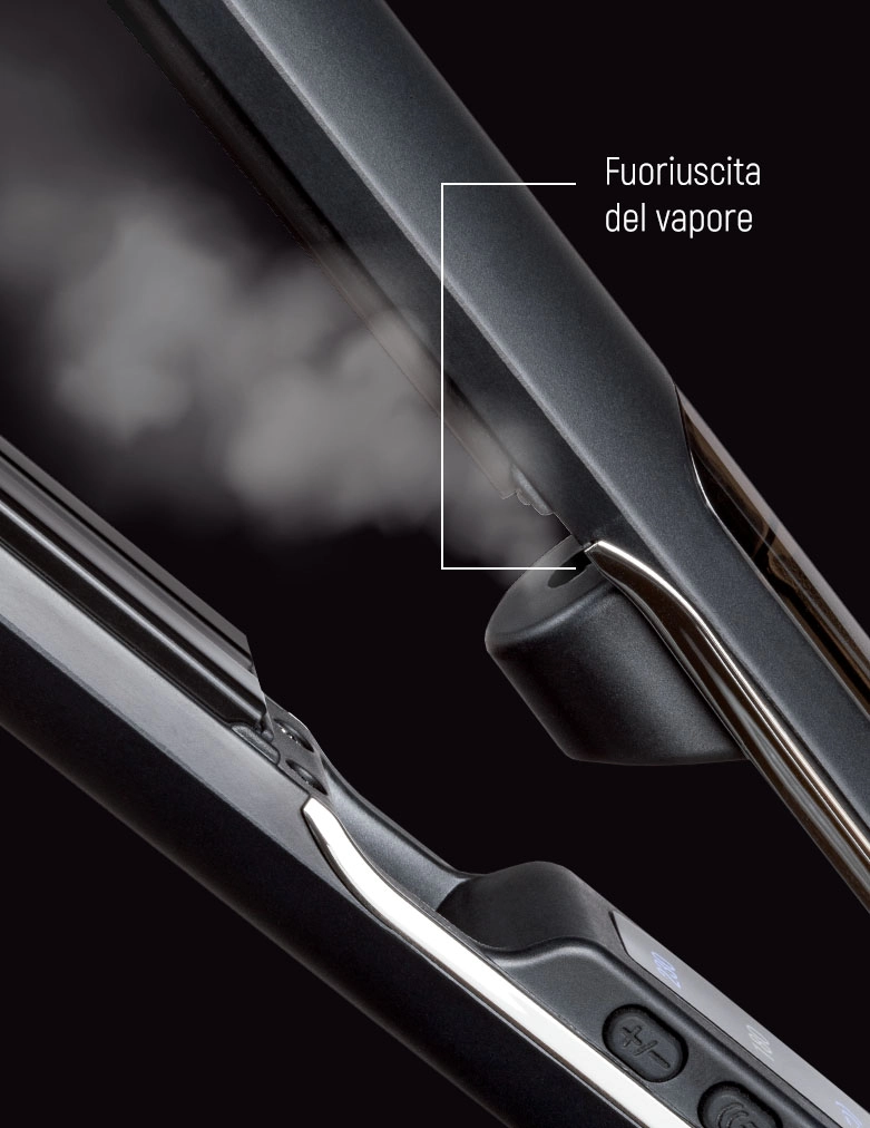 Unica | Piastra a Vapore Professionale per Capelli Lisci e Lucenti