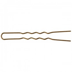 Forcine ondulate lunghe 60 mm bionde