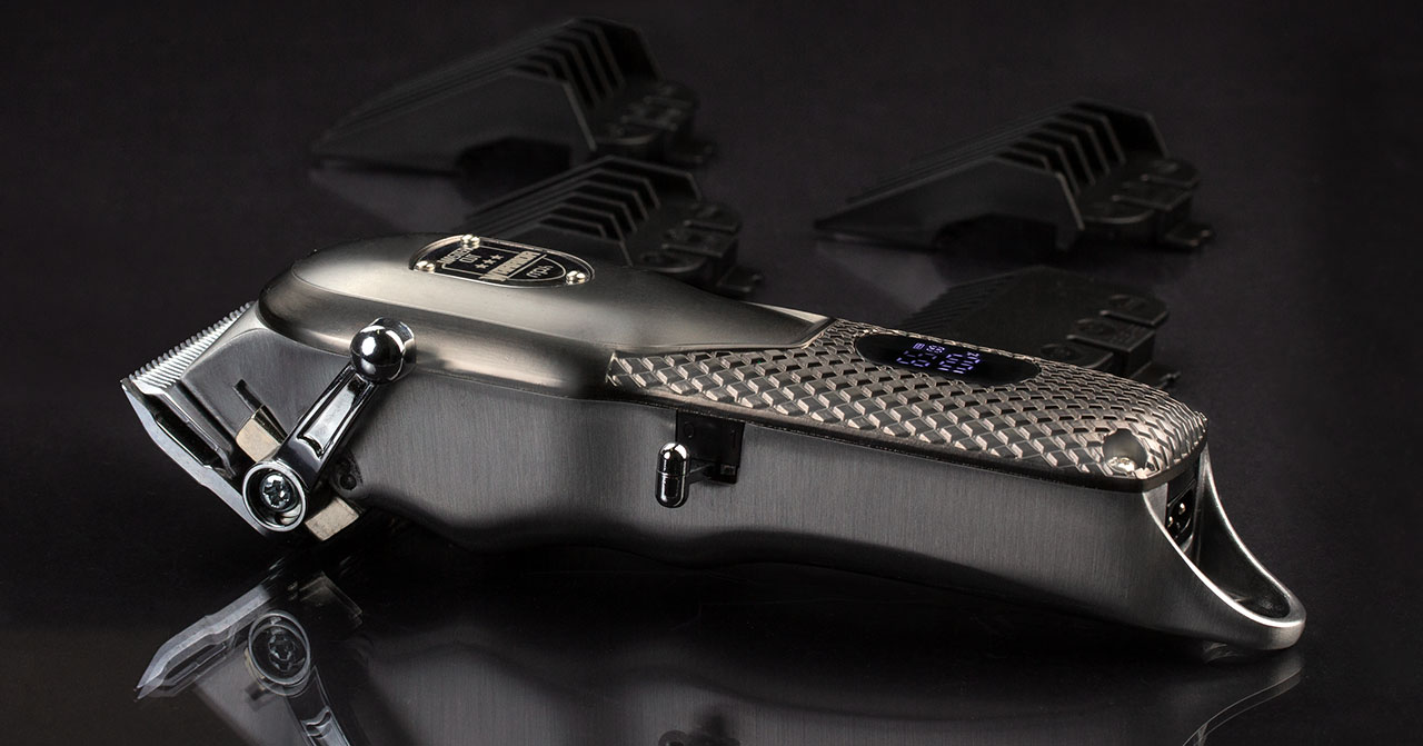 tagliacapelli professionale in metallo con lame ad alte prestazioni per parrucchieri e barber